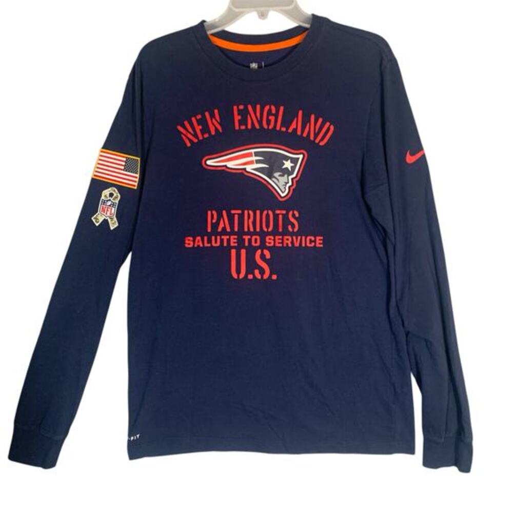 New England Patriots Nike Salute to Service long-sleeve t-shirt Size Medium